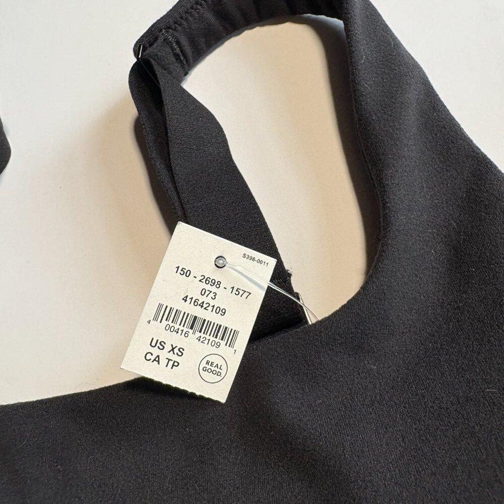 NWT Offline By Aerie The Hugger Longline Sports Bra Black Size Extra Small - Picture 4 of 5